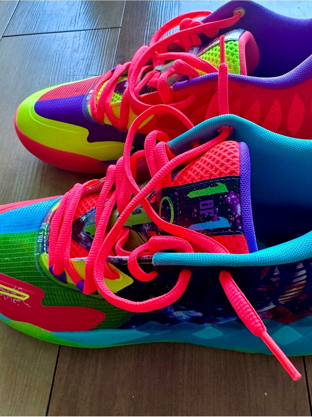 🔥 Puma MB.04 LaMelo Ball “Multi” Basketball Sneakers 🟡🟠🟣🟢 - Picture 6 of 10
